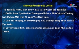 Thông báo tiếp xúc cử tri 