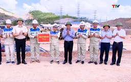Bí thư Tỉnh ủy Lê Đức Thái kiểm tra tiến độ triển khai một số dự án trọng điểm tại Khu kinh tế Nghi Sơn
