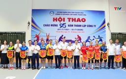 Hội thao Công ty Cổ phần Cấp nước Thanh Hoá nhân kỷ niệm 95 năm thành lập