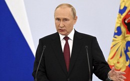 Tổng thống Putin phát biểu chào mừng 4 vùng lãnh thổ mới sáp nhập Nga