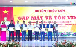 Huyện Triệu Sơn gặp mặt và tôn vinh doanh nhân, doanh nghiệp