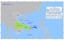 Diễn biến áp thấp nhiệt đới trên Biển Đông