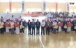 Khai mạc Giải bóng đá Nhi đồng Cúp Báo Thanh Hóa lần thứ nhất, năm 2022.