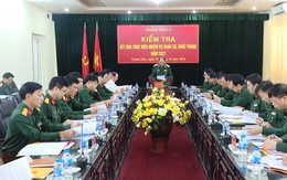 Bộ Tư lệnh quân khu 4 kiểm tra việc thực hiện nhiệm vụ tại tỉnh Thanh Hóa