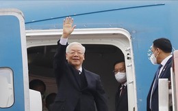 [Ảnh] Tổng Bí thư Nguyễn Phú Trọng đến Bắc Kinh, bắt đầu chuyến thăm chính thức Trung Quốc