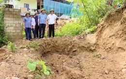 Phó Chủ tịch UBND tỉnh Lê Đức Giang kiểm tra công tác phòng chống thiên tai tại huyện Mường Lát