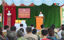 Phó Chủ tịch UBND tỉnh Đầu Thanh Tùng dự Ngày hội Đại đoàn kết toàn dân tộc tại huyện Nga Sơn