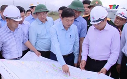Bộ trưởng Bộ Giao thông - Vận tải kiểm tra tiến độ dự án đường bộ cao tốc Bắc - Nam