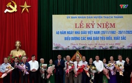 Huyện Thạch Thành kỷ niệm 40 năm ngày Nhà giáo Việt Nam 