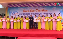 UBND Phường Lam Sơn, thành phố Thanh Hoá kỉ niệm 40 năm ngày Nhà giáo Việt Nam 20/11