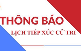 Thông báo tiếp xúc cử tri ngày 22/11/2022