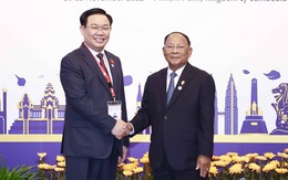 Chủ tịch Quốc hội Campuchia tiếp các trưởng đoàn dự Đại hội đồng AIPA-43