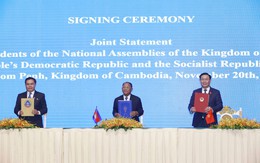 Lễ ký tuyên bố chung Hội nghị cấp cao Quốc hội Campuchia, Lào, Việt Nam