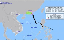 Áp thấp nhiệt đới trên vùng biển tỉnh Quảng Đông (Trung Quốc), gió giật cấp 8