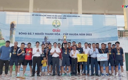 Giải bóng đá 7 người tỉnh Thanh Hóa - Cup Halida năm 2022 thành công tốt đẹp