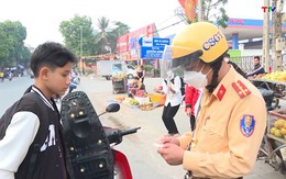Công an huyện Triệu Sơn xử lý tình trạng học sinh vi phạm pháp luật về an toàn giao thông
