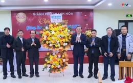 Thành phố Thanh Hóa gặp mặt các chức sắc công giáo nhân dịp lễ Thiên chúa Giáng sinh năm 2022