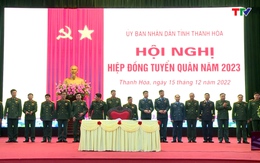 Hội nghị Hiệp đồng giao, nhận quân năm 2023