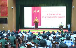 Tập huấn chuẩn bị diễn tập khu vực phòng thủ năm 2022