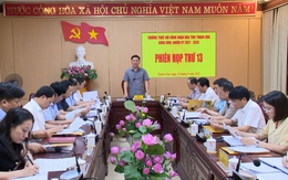 Phiên họp thứ 13 Thường trực HĐND tỉnh Thanh Hóa khóa XVIII