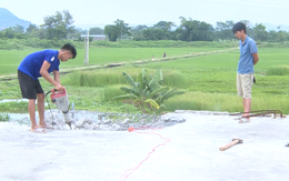 Tháo dỡ công trình xây dựng trái phép tại huyện Hậu Lộc