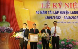 Lang Chánh kỷ niệm 40 năm tái lập huyện