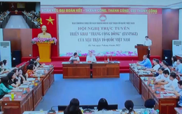 Hội nghị trực tuyến triển khai 'Trang cộng đồng' (Fanpage) của MTTQ Việt Nam