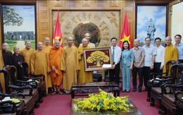 Bí thư Tỉnh ủy tiếp xã giao Ban Trị sự Giáo hội Phật giáo tỉnh Thanh Hóa
