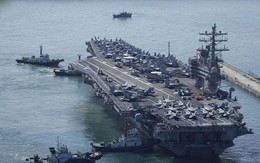 Hàn Quốc bắt đầu tập trận hải quân chung với tàu sân bay Mỹ