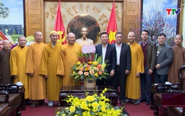 Bí thư Tỉnh ủy tiếp đoàn Ban trị sự Giáo hội Phật giáo tỉnh Thanh Hóa