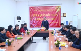 Phó Bí thư Tỉnh ủy Trịnh Tuấn Sinh dự lễ ra quân sản xuất đầu xuân tại thành phố Thanh Hóa