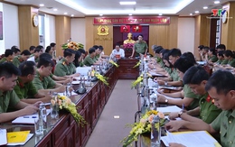 Đoàn công tác của Bộ Công an làm việc tại Thanh Hóa