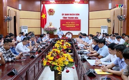 Ủy ban Nhân dân tỉnh Thanh Hóa họp báo thường kỳ quý III năm 2023