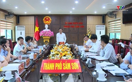 Giám sát việc thực hiện Nghị quyết, Kết luận của Hội đồng Nhân dân tỉnh và Thường trực Hội đồng Nhân dân tỉnh tại thành phố Sầm Sơn