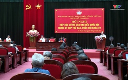 Đồng chí Phó Bí thư Thường trực Tỉnh uỷ Lại Thế Nguyên tiếp xúc cử tri thành phố Thanh Hoá