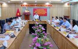 Đoàn Đại biểu Quốc hội tỉnh Thanh Hoá làm việc với các ngành trước Kỳ họp thứ 6 Quốc hội khoá XV
