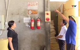 Các doanh nghiệp chế biến lâm sản huyện Quan Hóa tích cực, chủ động thực hiện công tác phòng cháy chữa cháy