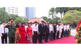 Thành phố Thanh Hóa dâng hương tại Khu văn hóa tưởng niệm Chủ tịch Hồ Chí Minh nhân kỷ niệm 78 năm ngày thành lập Đảng bộ
