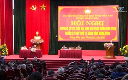 Đại biểu Hội đồng nhân dân tỉnh tiếp xúc cử tri tại huyện Hoằng Hóa