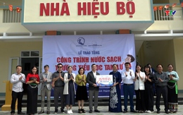 Trao tặng công trình nước sạch cho Trường Tiểu học Tam Lư