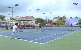 Nhiều tay vợt đẳng cấp quốc gia tham dự Giải quần vợt huyện Nông Cống mở rộng lần thứ IV, năm 2023
