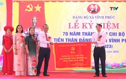 Đảng bộ xã Vĩnh Phúc, huyện Vĩnh Lộc kỷ niệm 70 năm thành lập