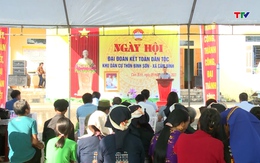 Chủ nhiệm Uỷ ban Kiểm tra Tỉnh uỷ Lê Quang Hùng dự ngày hội Đại đoàn kết toàn dân tộc tại huyện Cẩm Thuỷ