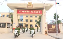 Công an huyện Triệu Sơn triển khai cao điểm tấn công trấn áp tội phạm, đảm bảo an ninh trật tự dịp Tết Nguyên đán 2024