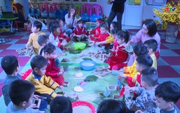 Trường mầm non Đông Thọ A tổ chức chương trình "Mùa xuân cho em"