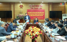Đoàn công tác của Ban Chỉ đạo Trung ương các Chương trình mục tiêu Quốc gia làm việc tại tỉnh Thanh Hóa