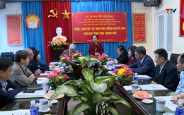 Chủ tịch Hội khuyến học Việt Nam thăm, làm việc và trao học bổng khuyến học cho học sinh tỉnh Thanh Hóa