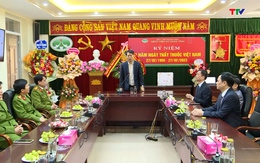Trưởng Ban Tuyên giáo Tỉnh ủy Đào Xuân Yên chúc mừng các đơn vị Y tế nhân Ngày Thầy thuốc Việt Nam