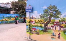 Vẽ tranh tường làm đẹp cảnh quan và lan tỏa thông điệp bảo vệ môi trường