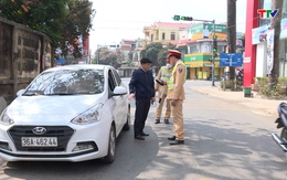 Công an huyện Yên Định tăng cường các giải pháp đảm bảo trật tự an toàn giao thông

